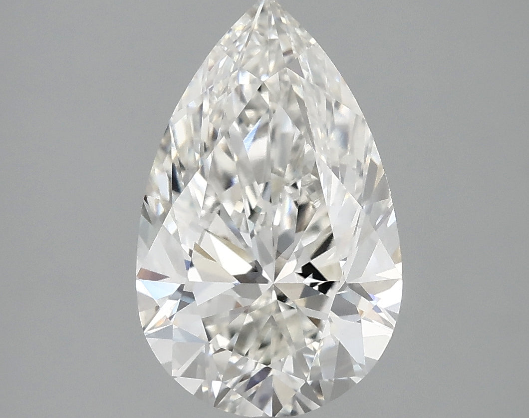 OROLEV Lab Grown Diamond Pear 2.52 Carats - Certification No.770687765