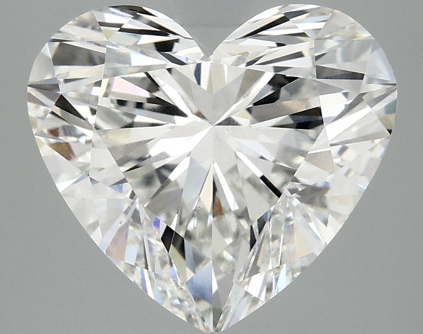 OROLEV Lab Grown Diamond Heart 4.1 Carats - Certification No.710569761