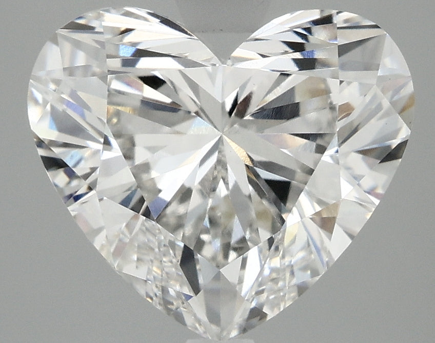 OROLEV Lab Grown Diamond Heart 4.1 Carats - Certification No.701509027