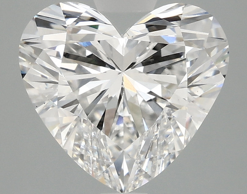 OROLEV Lab Grown Diamond Heart 3.06 Carats - Certification No.698586478