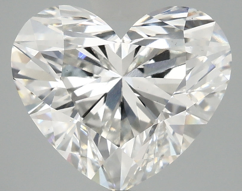 OROLEV Lab Grown Diamond Heart 4 Carats - Certification No.713579638