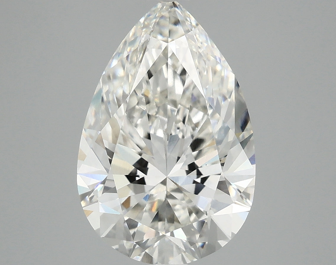 OROLEV Lab Grown Diamond Pear 4.09 Carats - Certification No.763664913