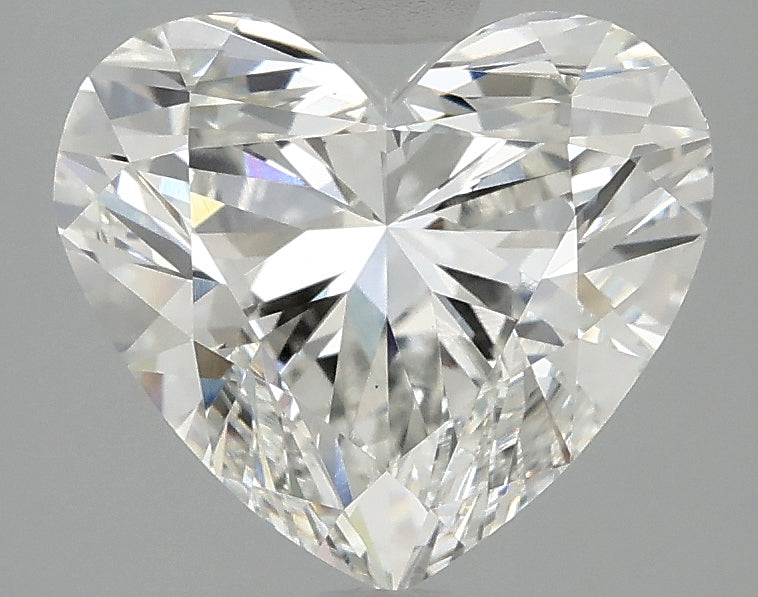 OROLEV Lab Grown Diamond Heart 3.02 Carats - Certification No.710535267