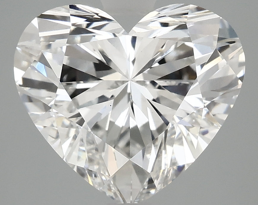 OROLEV Lab Grown Diamond Heart 4.05 Carats - Certification No.717524931