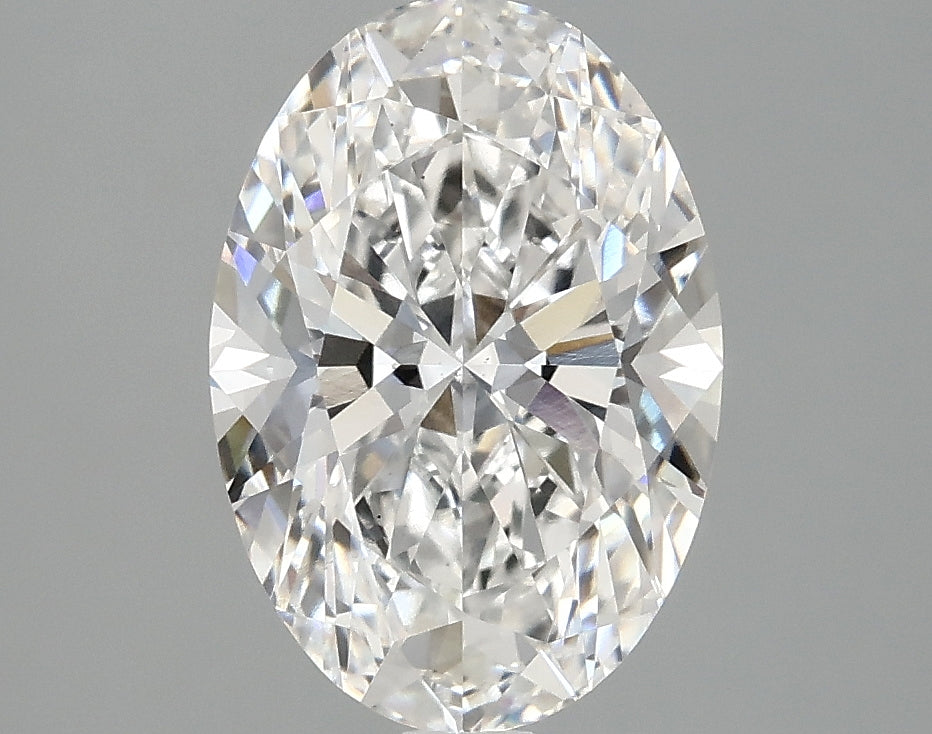 OROLEV Lab Grown Diamond Oval 2.57 Carats - Certification No.762558118