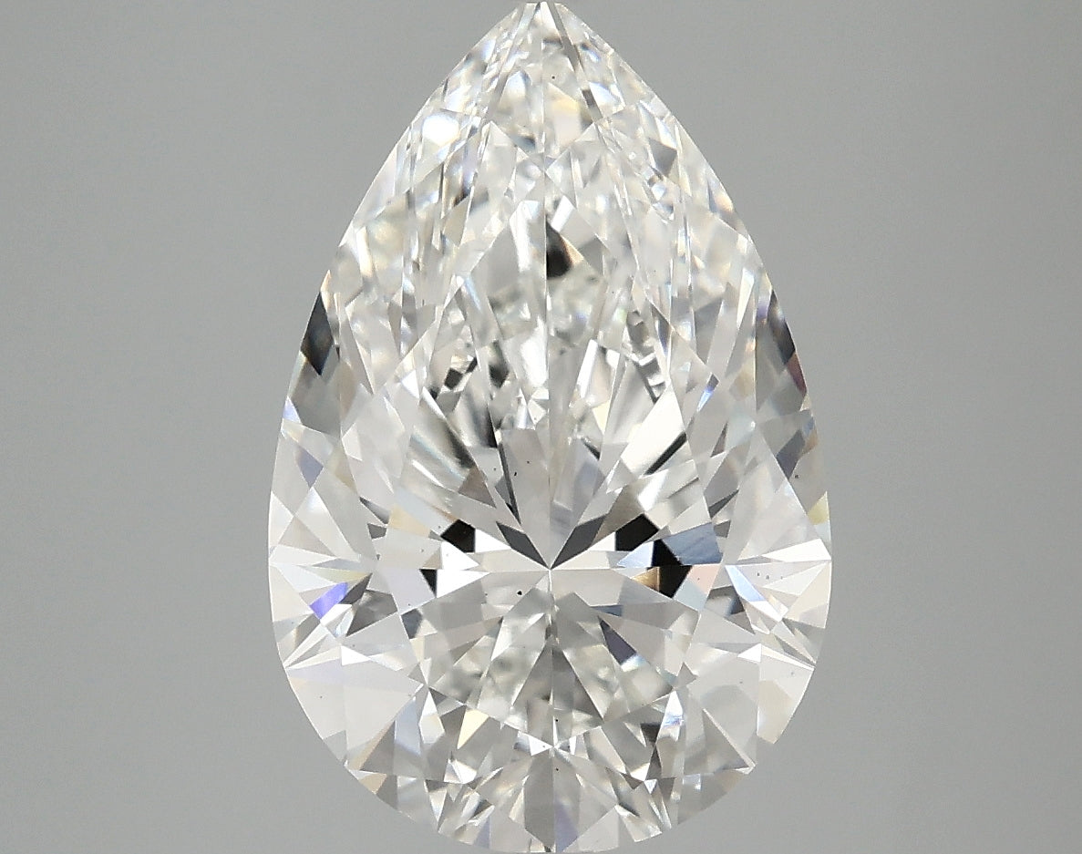 OROLEV Lab Grown Diamond Pear 4.1 Carats - Certification No.763665118