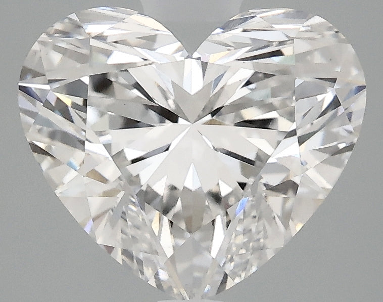 OROLEV Lab Grown Diamond Heart 3.1 Carats - Certification No.715566571