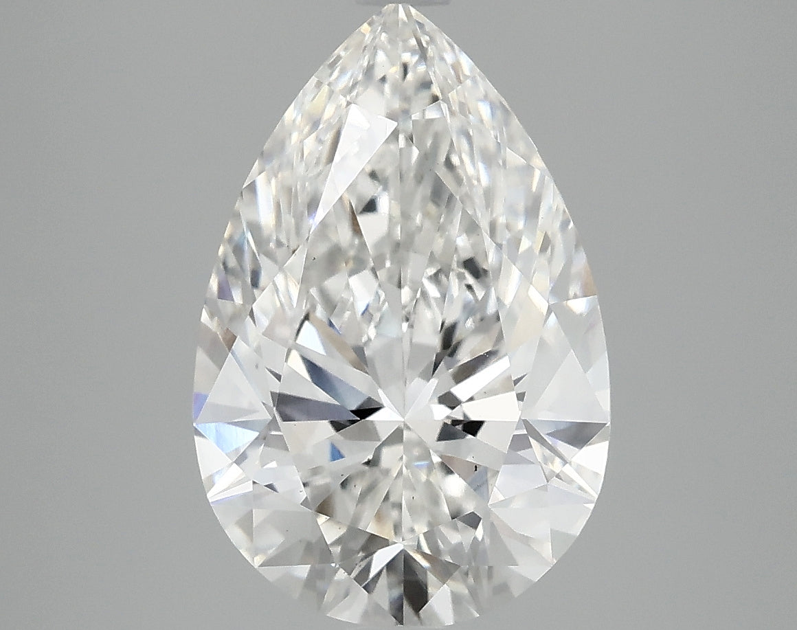 OROLEV Lab Grown Diamond Pear 4.07 Carats - Certification No.763664908
