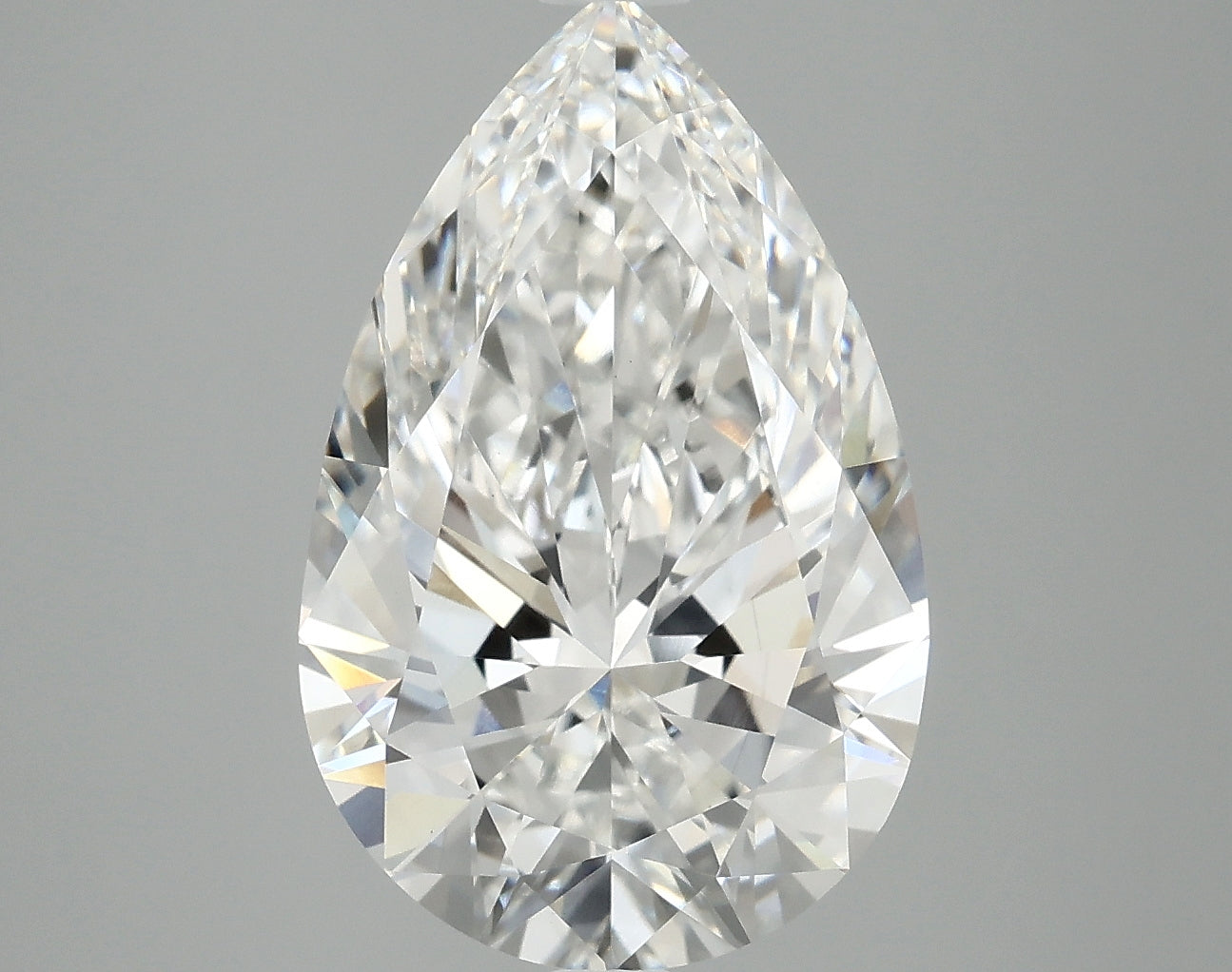 OROLEV Lab Grown Diamond Pear 4.73 Carats - Certification No.717502718
