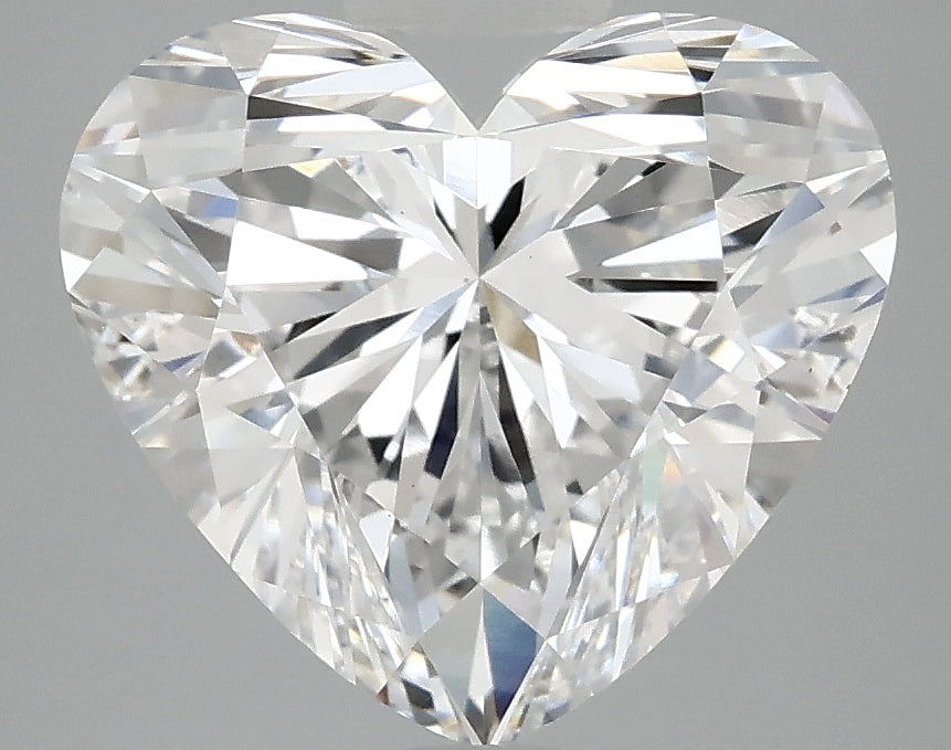 OROLEV Lab Grown Diamond Heart 4.1 Carats - Certification No.712578279