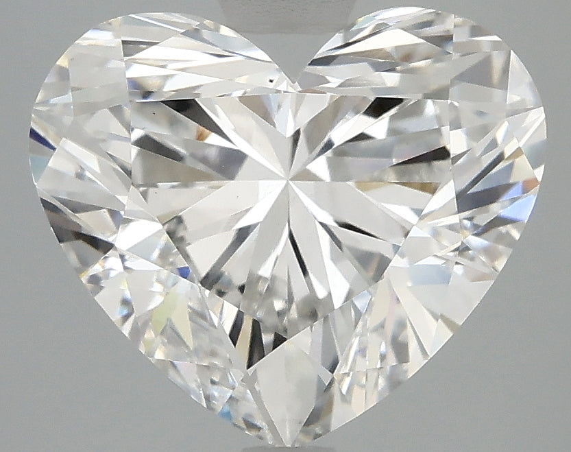 OROLEV Lab Grown Diamond Heart 4.08 Carats - Certification No.713588660