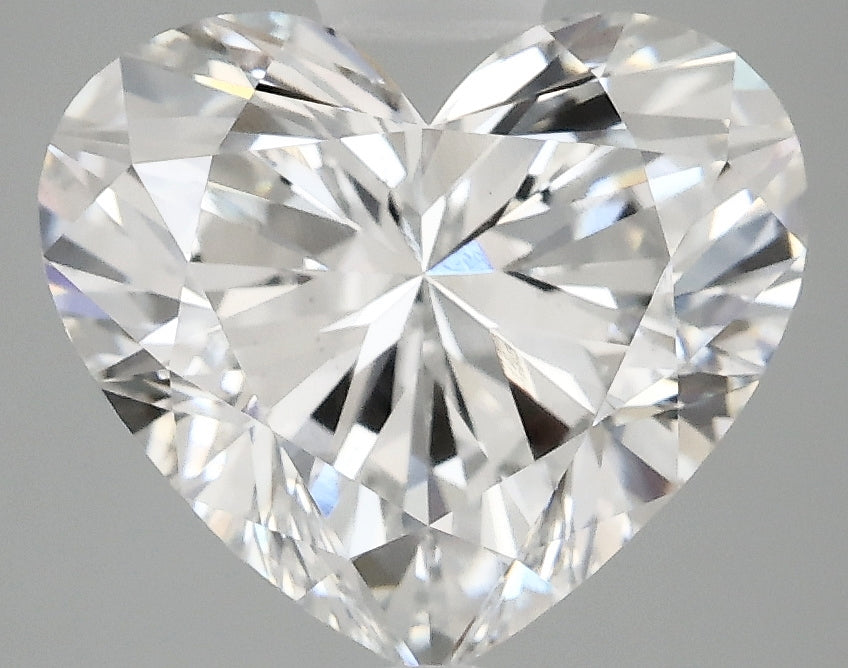 OROLEV Lab Grown Diamond Heart 3.81 Carats - Certification No.723571595