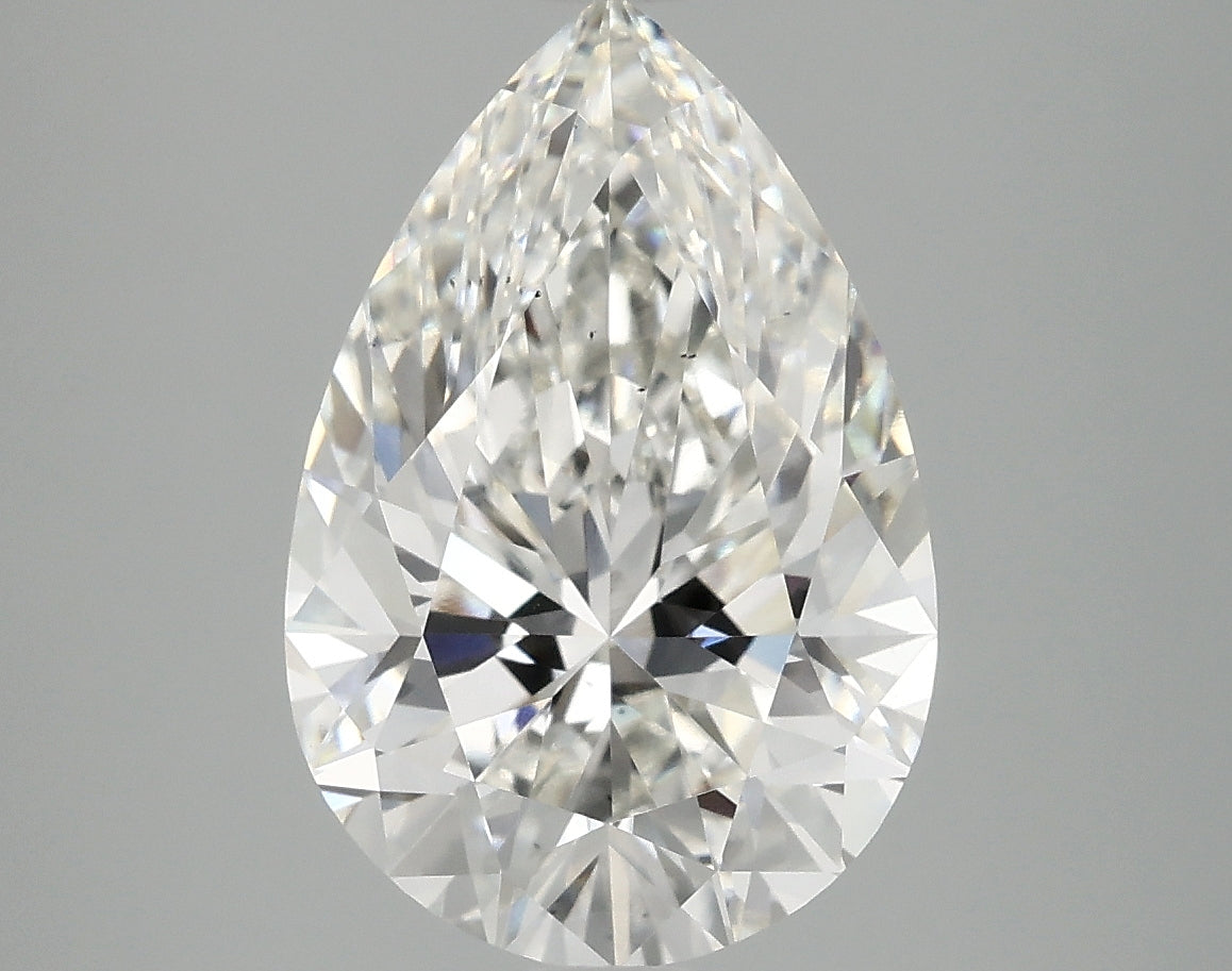 OROLEV Lab Grown Diamond Pear 4.05 Carats - Certification No.766668260