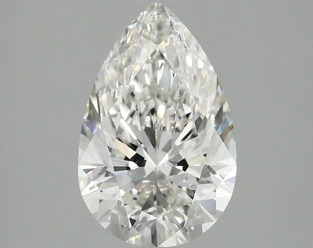 OROLEV Lab Grown Diamond Pear 2.55 Carats - Certification No.772604453