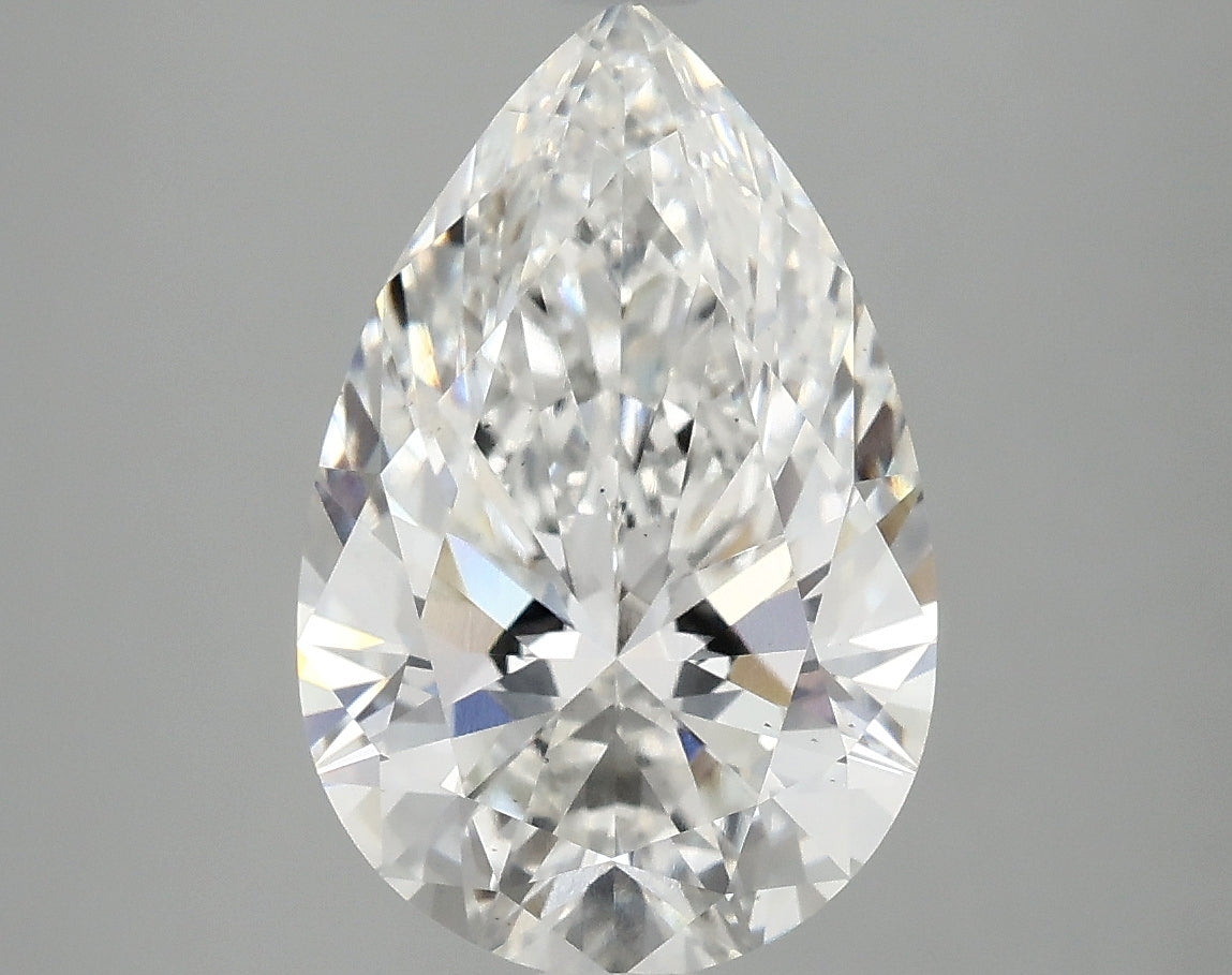 OROLEV Lab Grown Diamond Pear 4.07 Carats - Certification No.763662462