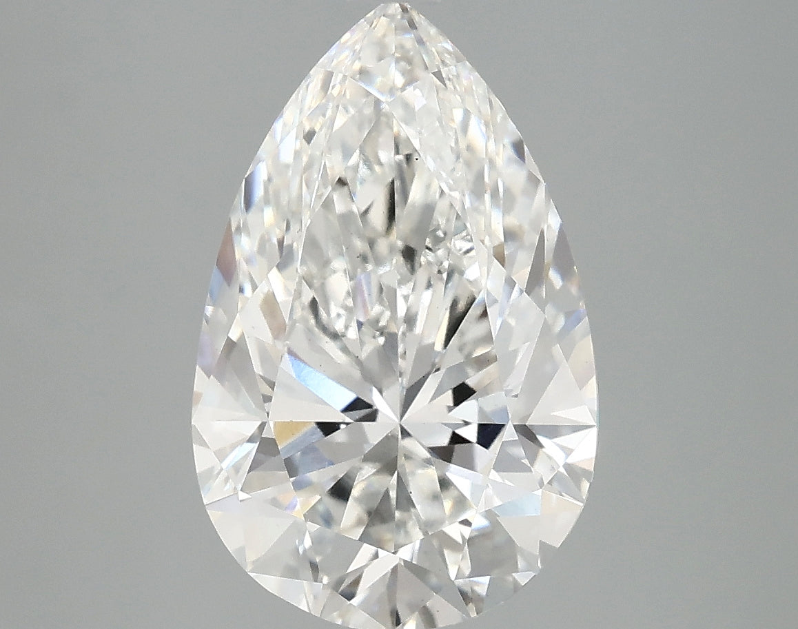OROLEV Lab Grown Diamond Pear 4.1 Carats - Certification No.763665731