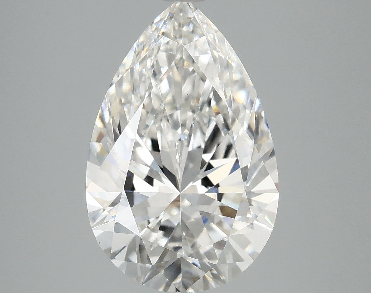OROLEV Lab Grown Diamond Pear 4.1 Carats - Certification No.763662470