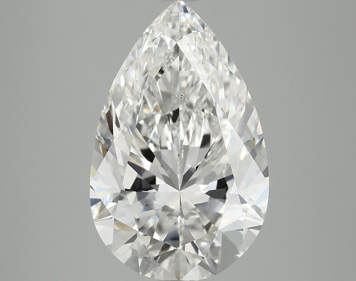 OROLEV Lab Grown Diamond Pear 4.09 Carats - Certification No.763662356