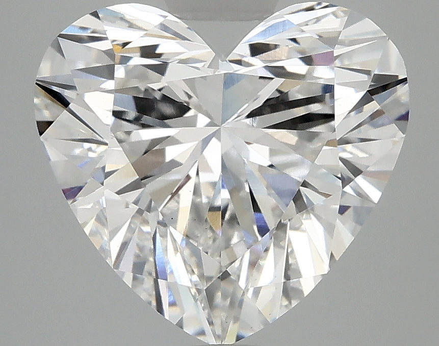 OROLEV Lab Grown Diamond Heart 4.06 Carats - Certification No.715582477