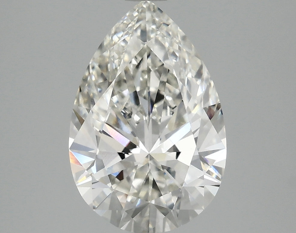 OROLEV Lab Grown Diamond Pear 2.56 Carats - Certification No.771636588