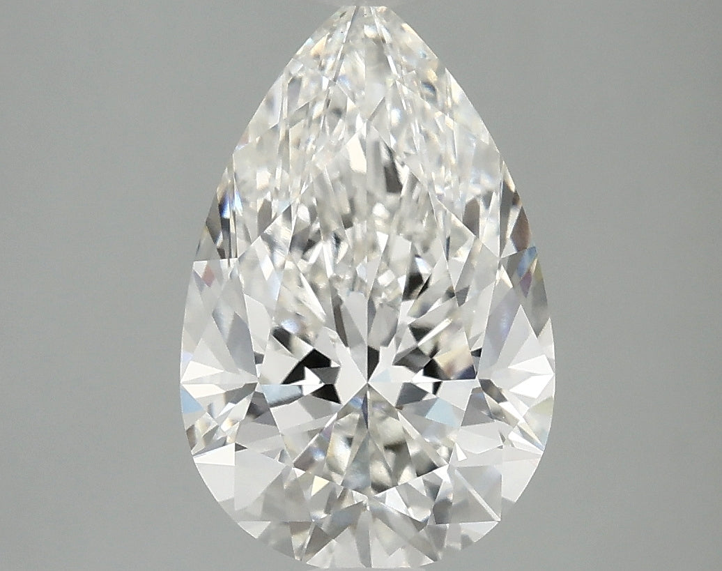OROLEV Lab Grown Diamond Pear 3.04 Carats - Certification No.762514062