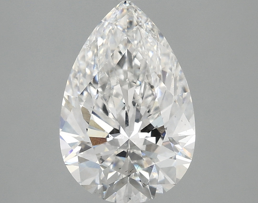 OROLEV Lab Grown Diamond Pear 2.57 Carats - Certification No.771652898