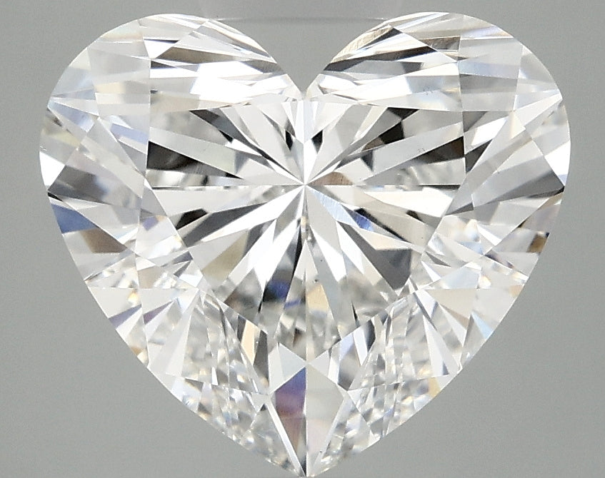 OROLEV Lab Grown Diamond Heart 4.1 Carats - Certification No.702592995