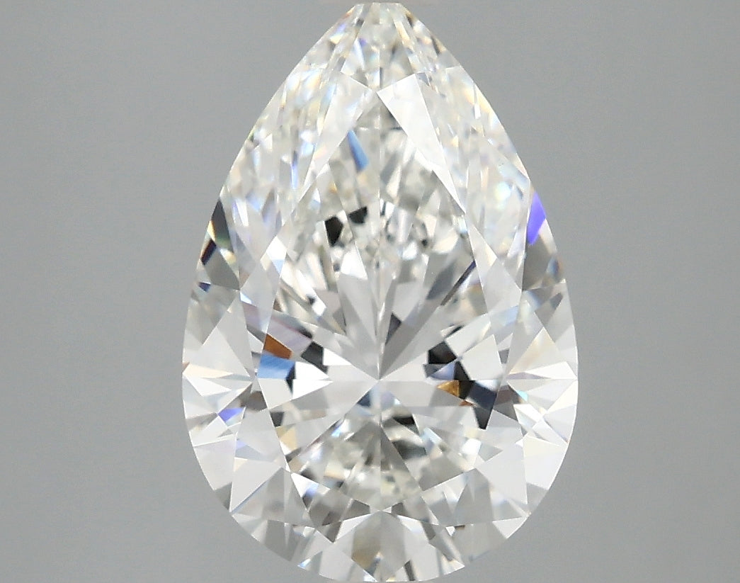 OROLEV Lab Grown Diamond Pear 3.1 Carats - Certification No.743512265