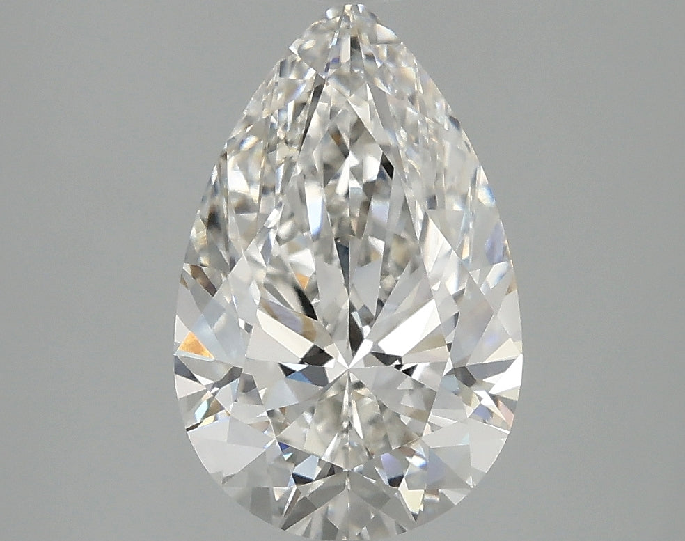 OROLEV Lab Grown Diamond Pear 2.51 Carats - Certification No.772693610