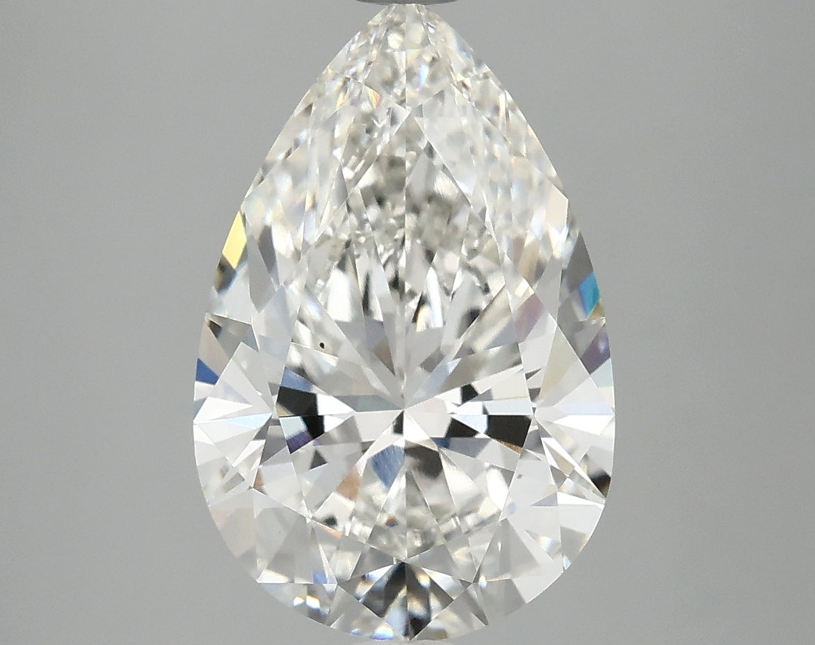 OROLEV Lab Grown Diamond Pear 4.1 Carats - Certification No.763662459