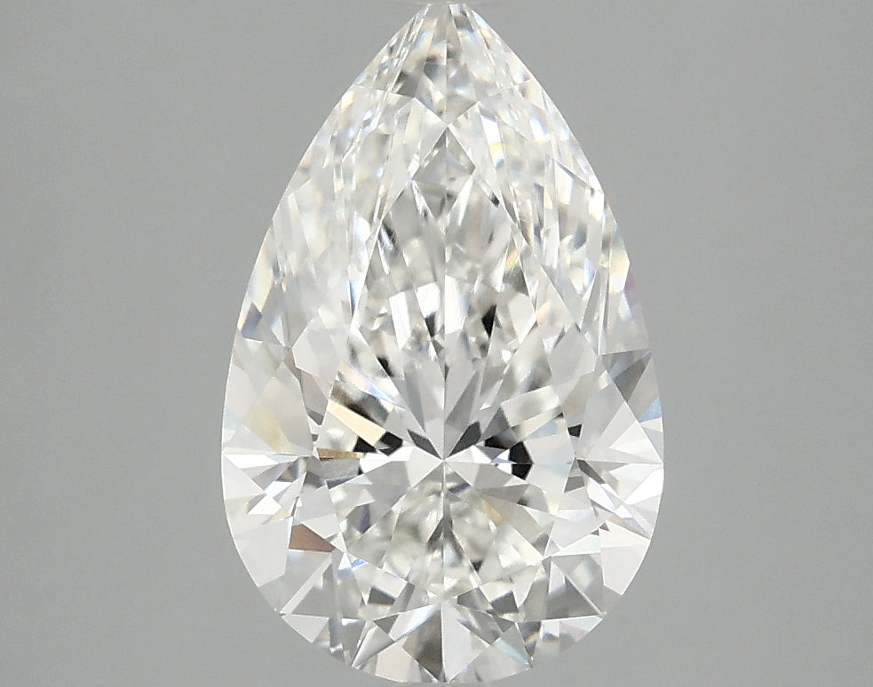 OROLEV Lab Grown Diamond Pear 2.5 Carats - Certification No.772696058