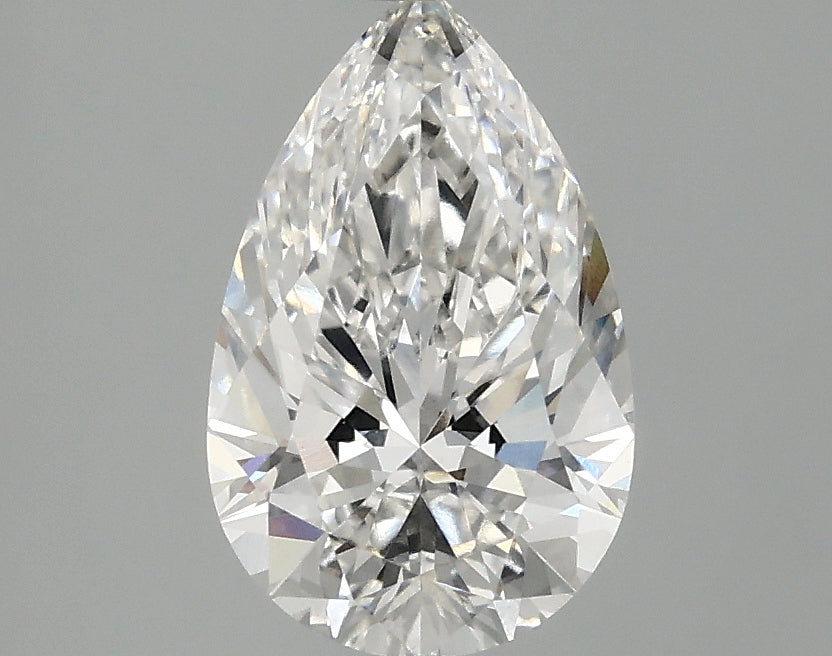 OROLEV Lab Grown Diamond Pear 1.58 Carats - Certification No.799691061