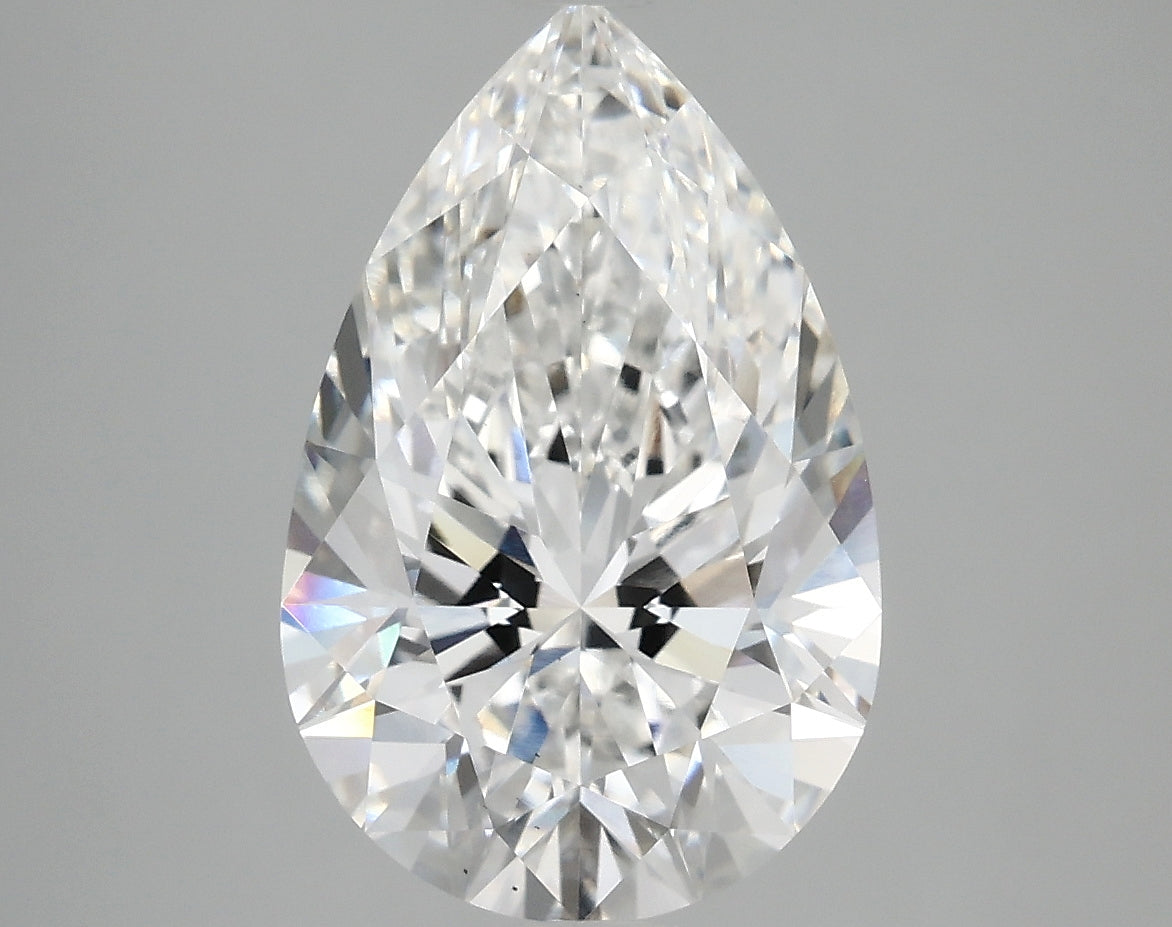 OROLEV Lab Grown Diamond Pear 4.09 Carats - Certification No.763664983