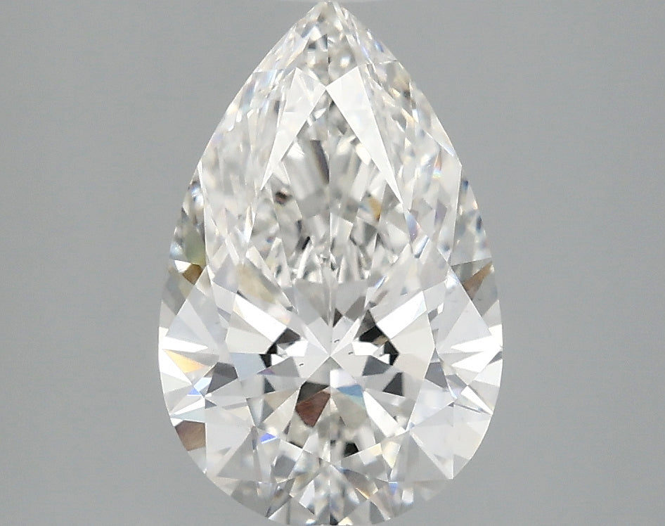 OROLEV Lab Grown Diamond Pear 2.1 Carats - Certification No.772604134