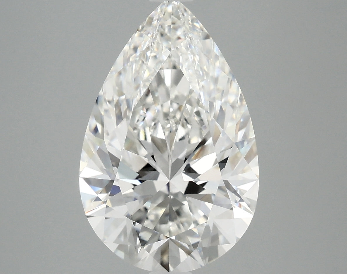 OROLEV Lab Grown Diamond Pear 4.08 Carats - Certification No.763664968