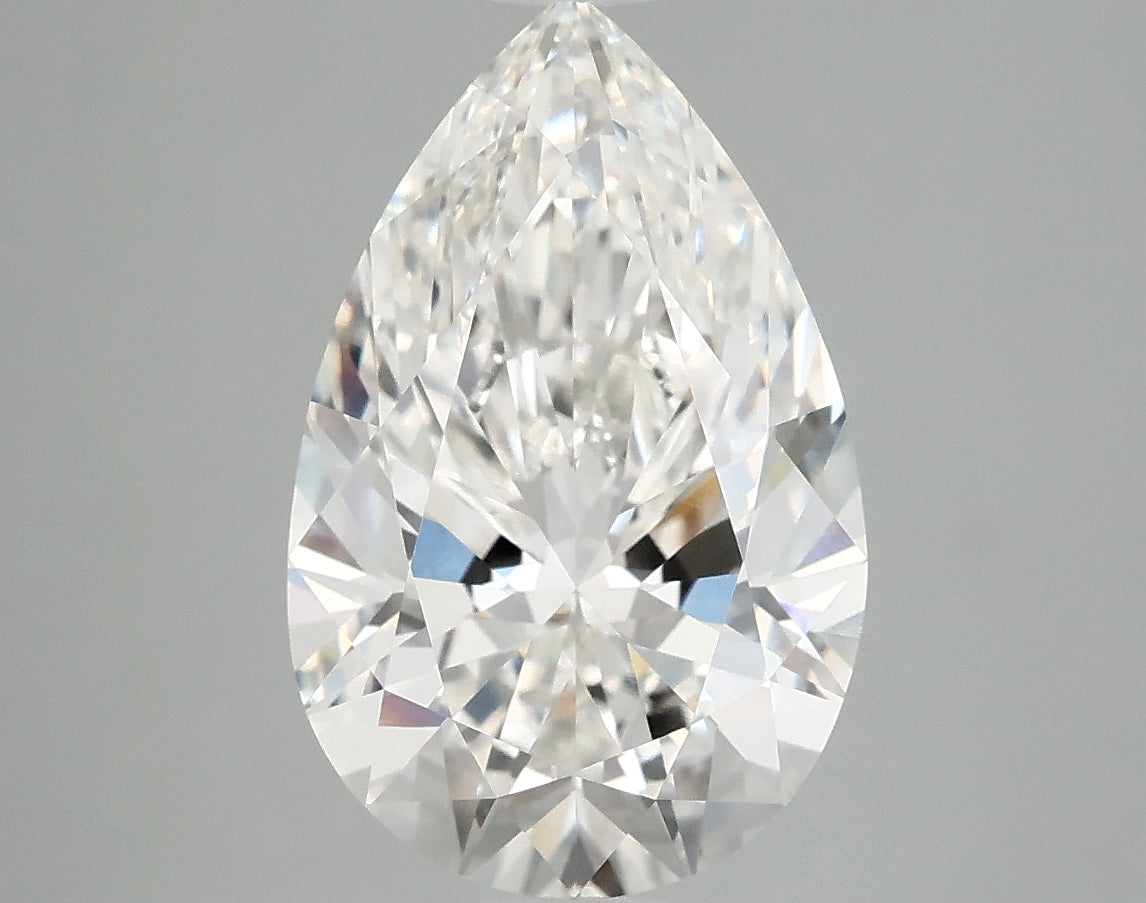 OROLEV Lab Grown Diamond Pear 3.81 Carats - Certification No.787612760
