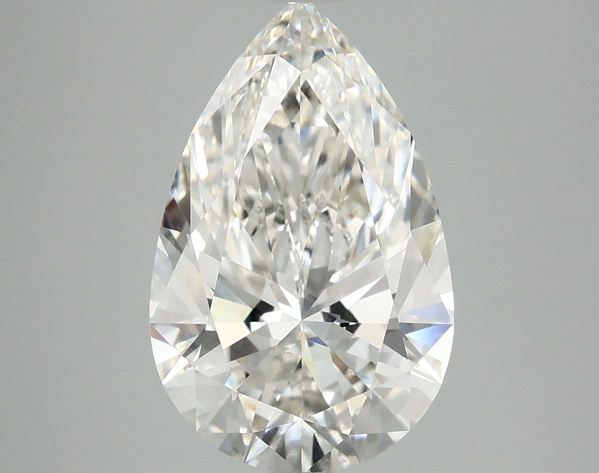 OROLEV Lab Grown Diamond Pear 4.05 Carats - Certification No.728578878