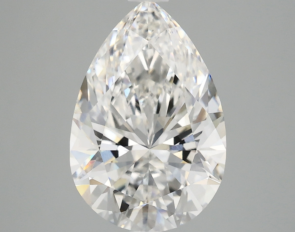 OROLEV Lab Grown Diamond Pear 4.08 Carats - Certification No.761566852
