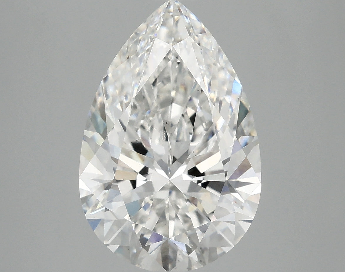OROLEV Lab Grown Diamond Pear 4.08 Carats - Certification No.763663121
