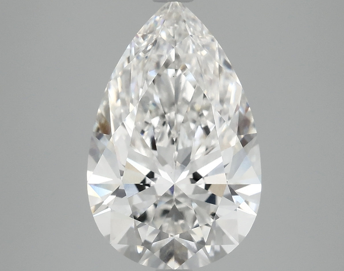 OROLEV Lab Grown Diamond Pear 4.1 Carats - Certification No.763665133