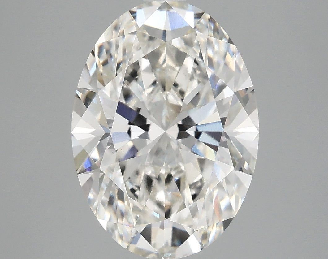 OROLEV Lab Grown Diamond Oval 4.07 Carats - Certification No.784628135