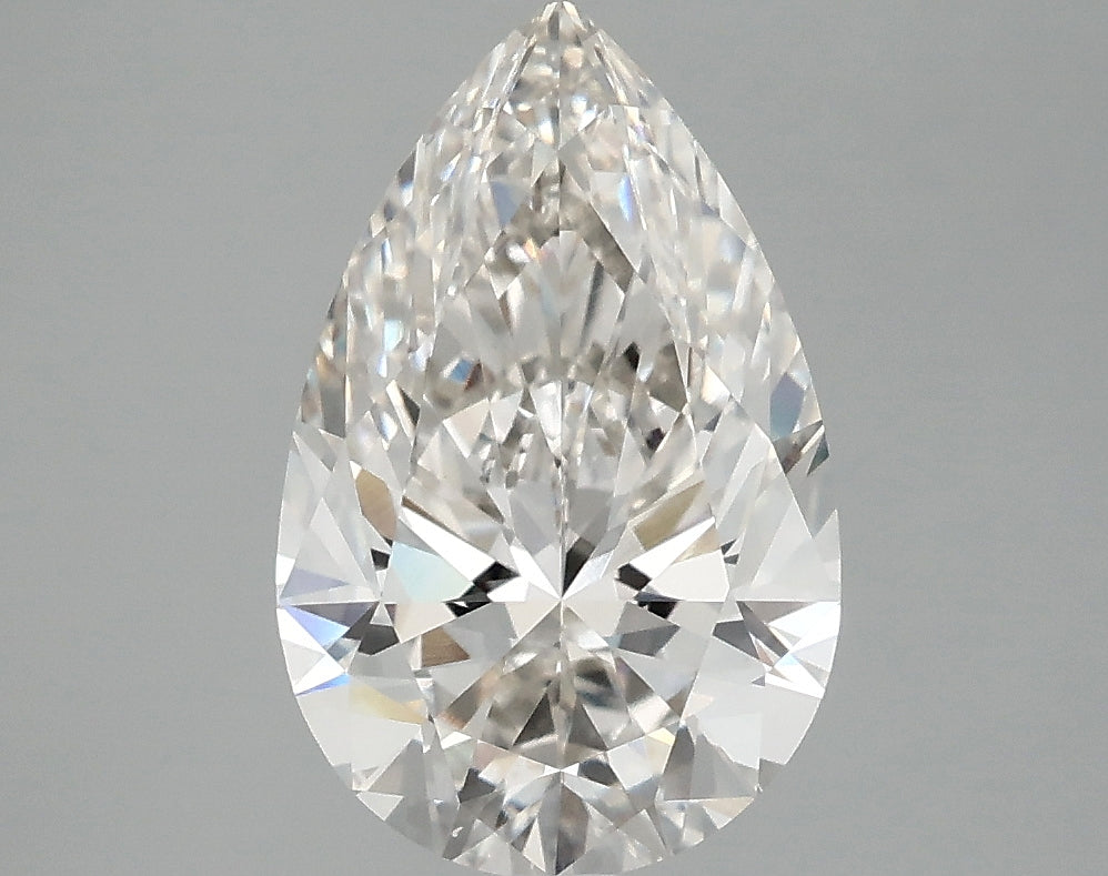 OROLEV Lab Grown Diamond Pear 2.59 Carats - Certification No.799604651