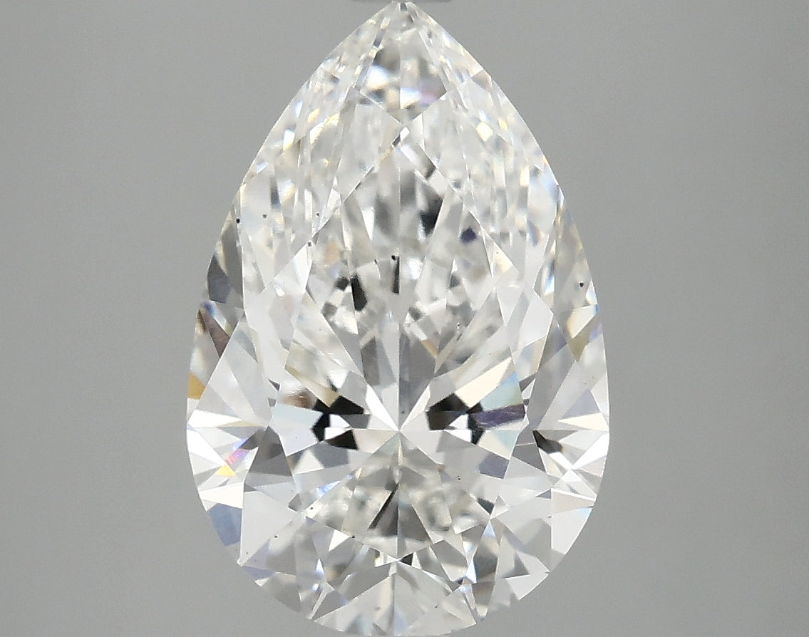 OROLEV Lab Grown Diamond Pear 4.1 Carats - Certification No.763662465