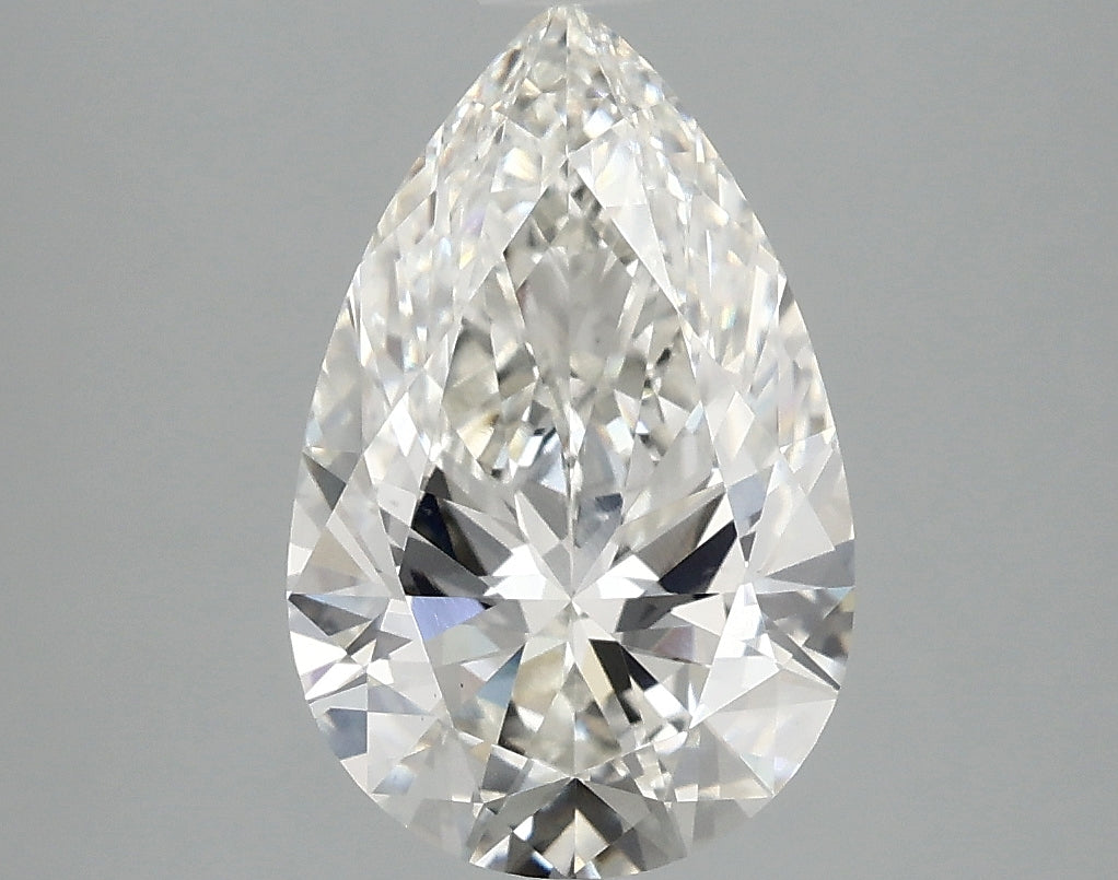 OROLEV Lab Grown Diamond Pear 2.5 Carats - Certification No.774638144
