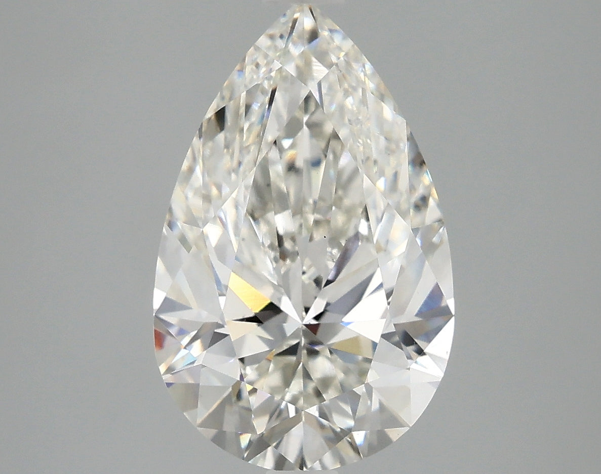 OROLEV Lab Grown Diamond Pear 4.04 Carats - Certification No.727542717