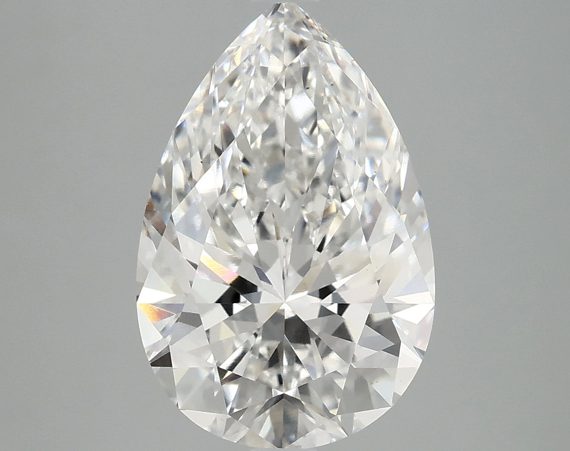 OROLEV Lab Grown Diamond Pear 4.07 Carats - Certification No.763665737