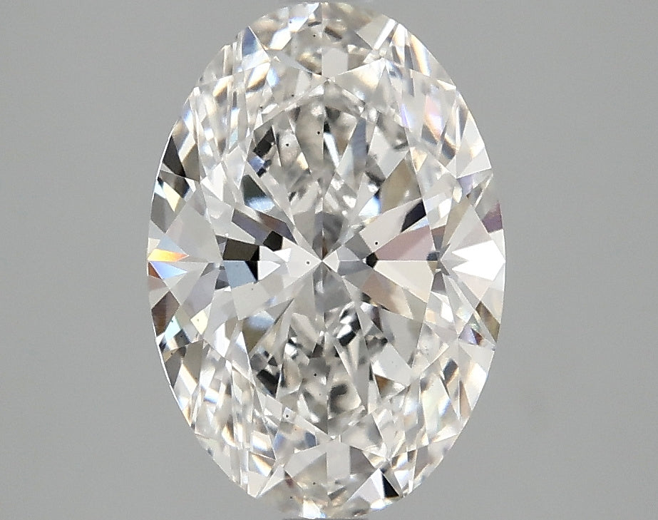 OROLEV Lab Grown Diamond Oval 2.52 Carats - Certification No.768608370