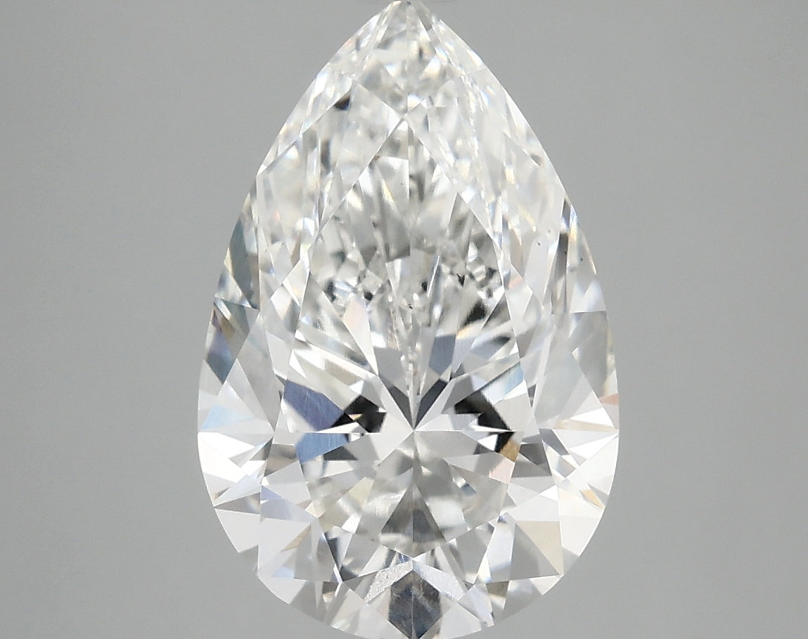 OROLEV Lab Grown Diamond Pear 4.08 Carats - Certification No.763664984