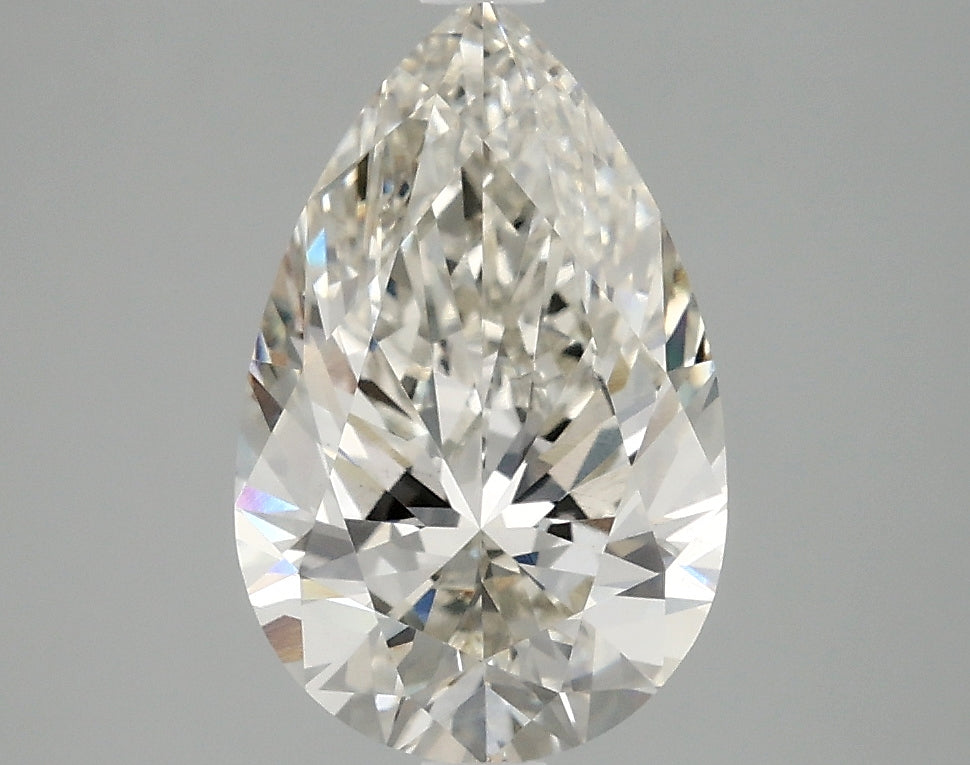 OROLEV Lab Grown Diamond Pear 2.5 Carats - Certification No.774618017