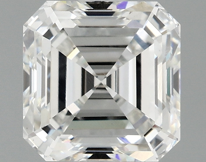 OROLEV Lab Grown Diamond Asscher 1.9 Carats - Certification No.797650978